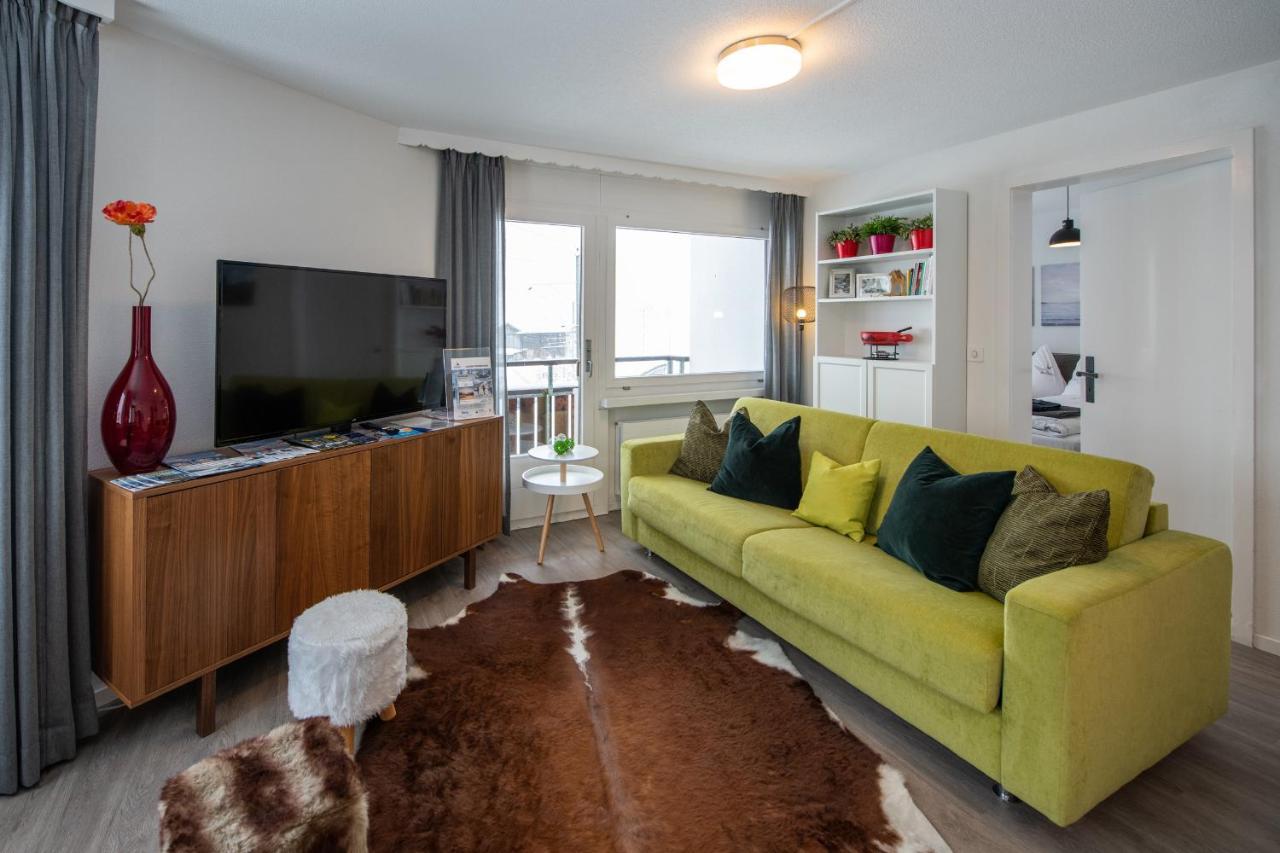Agrimonia - Moebilierte Ferienwohnung Mit Balkon Davos Exterior photo